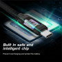 Lade- und Datenkabel Swissten Textile USB / USB-C 1,2 m