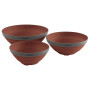 Schüssel-Set Outwell Collaps Bowl Set braun Terracotta