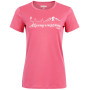 Damen-T-Shirt Regatta Wmn Fingal Slogan rosa Flamingo Pink