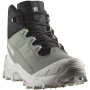 Damenschuhe Salomon Crosstrak Waterproof grün Agave Green / Black / Canary Green