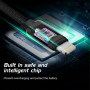 Lade- und Datenkabel Swissten Textile USB-C / Lightning 1,2 m