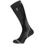 Kniestrümpfe Warg Merino SkiAlp schwarz/weiß Black/White