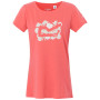 Damen-T-Shirt Regatta W Breezed V rot Peach Bloom