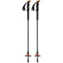 Trekkingstöcke Warg Skitour Fastlock schwarz