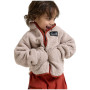 Kinder-Sweatshirt Didriksons Gibbs Kids Fullzip 2 Beach Beige/Rust