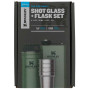 Geschenkset Stanley Plazatka 230ml + 4 Stück Schnapsglas grün Green