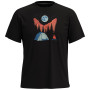 T-Shirt Smartwool Night Camp Short Sleeve Graphic Tee schwarz black