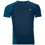 Herren-Funktionsshirt Ortovox 120 Cool Tec Fast Upward Ts M dunkelblau deep ocean