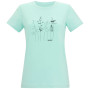 Damen-T-Shirt Regatta Womens Fingal Stretch hellgrün Water Ballet