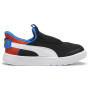 Kinderschuhe Puma Courtflex v3 SLIPTECH PS Black schwarz/blau PUMA Black-PUMA White-Redmazing