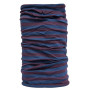 Multifunktionstuch Sensor Merino Air blau/rot Blue/BurgundyStripes