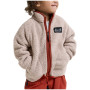 Kinder-Sweatshirt Didriksons Gibbs Kids Fullzip 2 Beach Beige/Rust