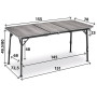 Campingtisch Brunner Elùtop Compack Square 100