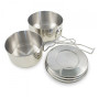 Edelstahl-Essschale Yate 3-teilig