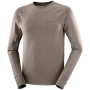 Herren-T-Shirt Salomon Essential Lightwarm grau Iron