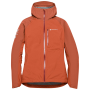 Wasserdichte Damenjacke Montane Minimus Lite Jacket orange LAVA