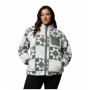 Damen-Sweatshirt Columbia West Bend™ Print Full Zip Ii weiß/grau Tea Light, Cozy Quilt