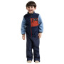 Kinder-Sweatshirt Didriksons Anten Kids Fullzip 2 Winter Blue