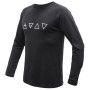 Herren-Funktionsshirt Sensor Merino Blend Elements black