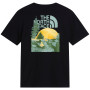 Herren-T-Shirt The North Face M Pitch A Tent Relaxed Ss Tee schwarz TNF BLACK