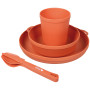 Geschirrset Zulu Easy Picnic Set 6in1 orange orange