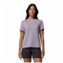 Damen-T-Shirt Columbia Parsons Point™ SS Logo Tee lila Lavender Pearl Heather