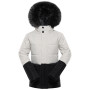 Kinder Winterjacke Alpine Pro Egypo schwarz/weiß