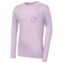 Kinder-Funktionsshirt Sensor Merino DF Logo Up Mystic Violet