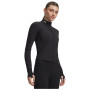 Damen Funktions-Sweatshirt Under Armour Vanish Elite Full Zip schwarz Ultimate Black / / Metallic Silver