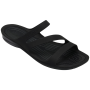 Damenpantoffeln Crocs Swiftwater Sandal W schwarz Black/Black