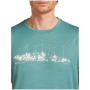 Herren T-Shirt Icebreaker Men Merino 150 Tech Lite SS Tee The Peaks