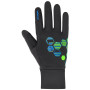 Kinderhandschuhe Etape Puzzle WS schwarz/grün Black/Green
