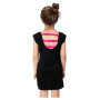 Kinderkleid Drexiss Black/Pink Coolmax