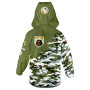 Kinder-Softshell-Jacke WAMU Khaki