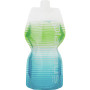 Wasser Faltflasche Platypus Soft Bottle 1,0L Closure grün/blau CoastalStripe