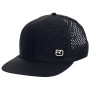 Baseballmütze Ortovox Logo Air Trucker Cap schwarz Black Raven