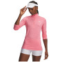 Damen-Funktionsshirt Under Armour Tech 1/2 Zip- Twist rosa Pink