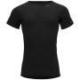 Herren-Funktionsshirt Devold Lauparen Merino 190 T-Shirt Man schwarz Black