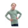 Kinder-Funktionsshirt Sensor Merino DF Logo Up Basil Green