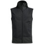 Herrenweste Ortovox Ortler Softshell Plus Vest schwarz Black Raven