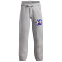 Kinderhose Under Armour UA B Rival FLC Graphics Jgr Mod Gray Light Heather grau/weiß Mod Gray Light Heather / / White