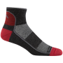 Herrensocken Darn Tough 1715 1/4 Lightweight grau/rot team dtv