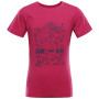 Kinder-T-Shirt Alpine Pro Nogero Fuchsia rosa FUCHSIA FEDORA VARIANTA PA