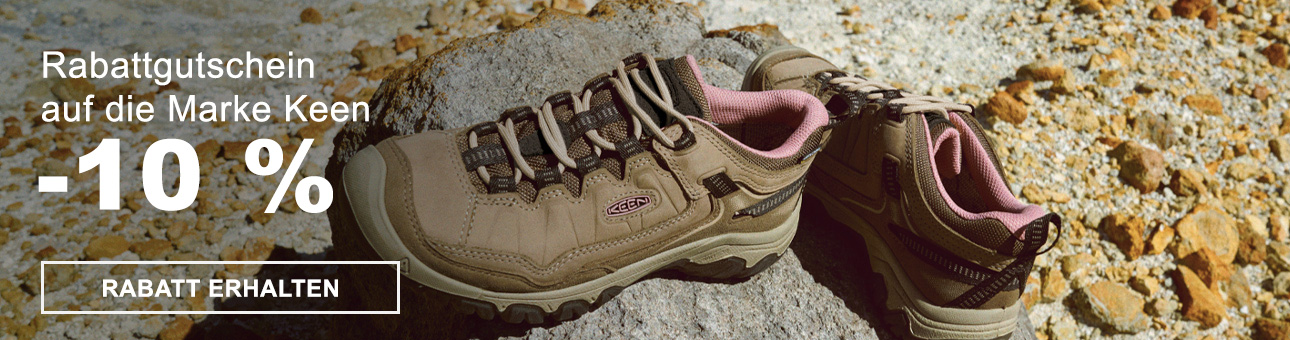 RABATT - COUPON -10% auf die Marke Keen