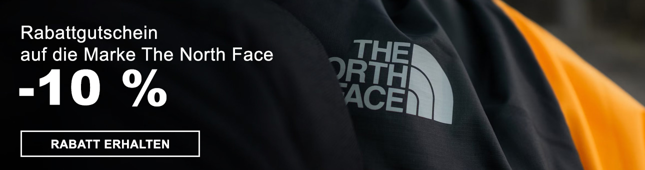 RABATT - COUPON -10% auf die Marke The North Face