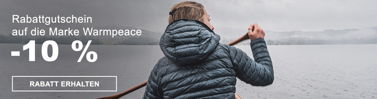 RABATT - COUPON -10% auf die Marke Warmpeace